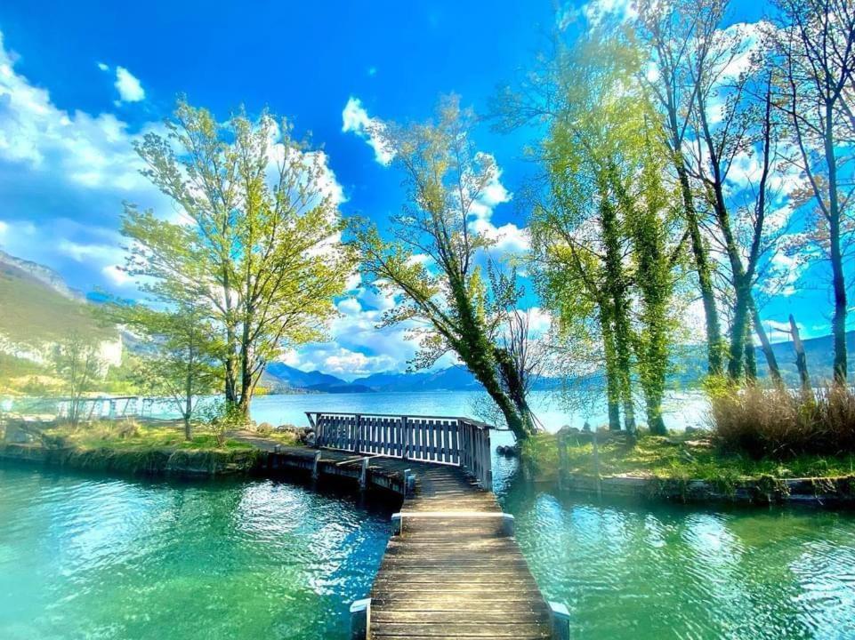 Woody 100M Du Lac Balcon Annecy Exterior photo